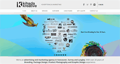 Desktop Screenshot of kihadakreative.com